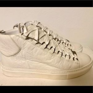 Balenciaga Leather High top NEW Arena Sneakers